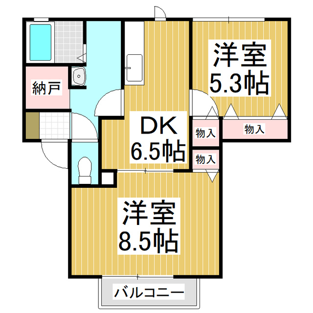 フォーレス・シャイン２１の間取り