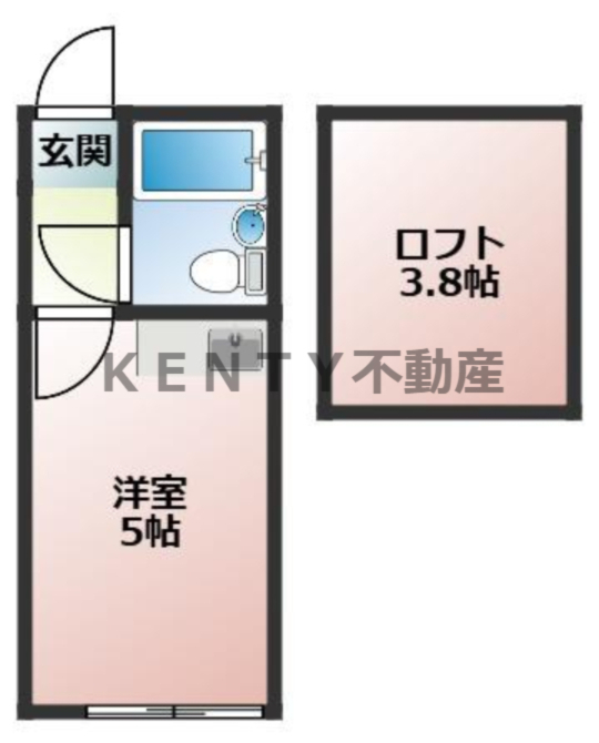 大田区西六郷のアパートの間取り