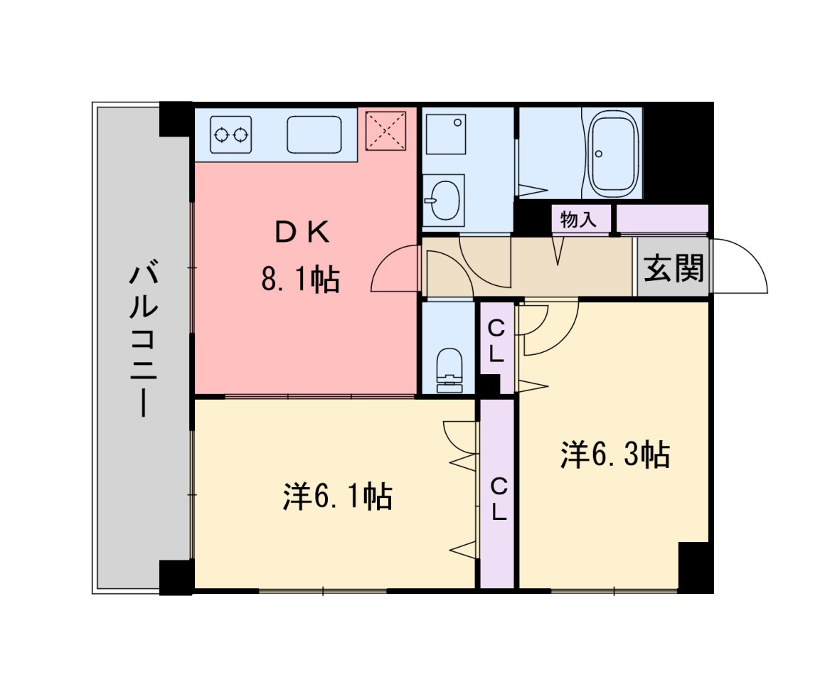 ストリーム南風の間取り