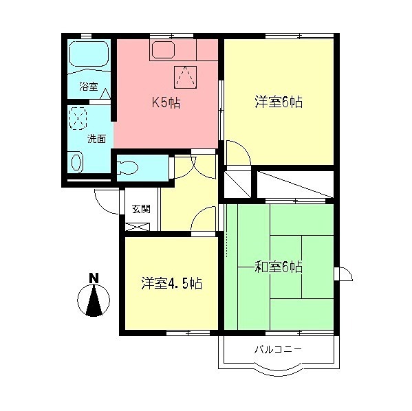 ドミールサガミの間取り