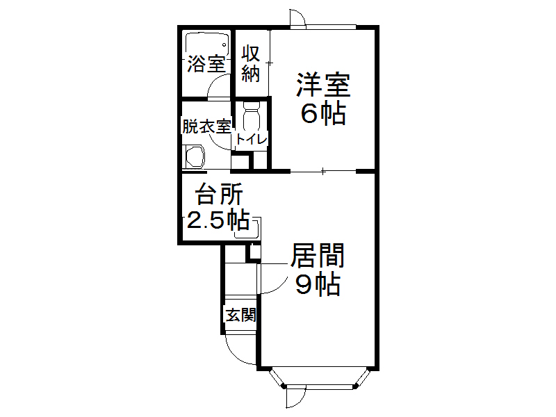 ハウスアバンセ２の間取り