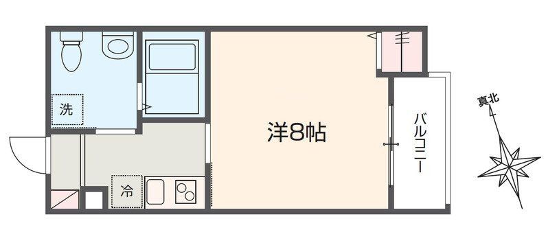 所沢市大字山口のアパートの間取り