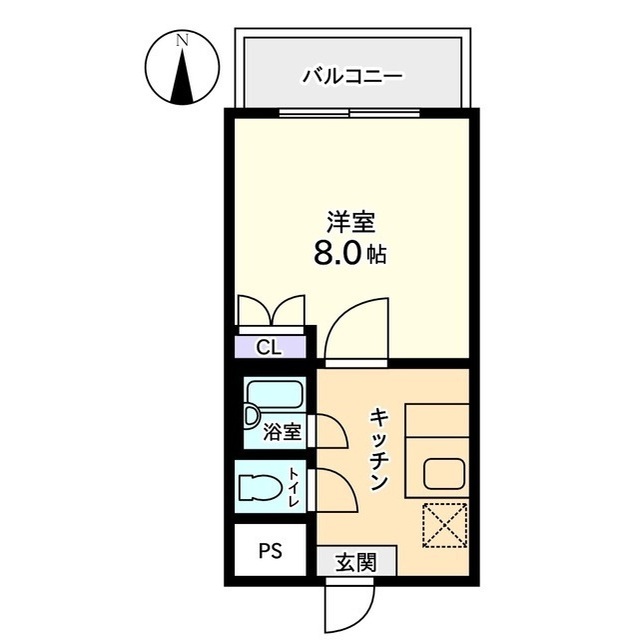 信開ウエラコート大領中の間取り