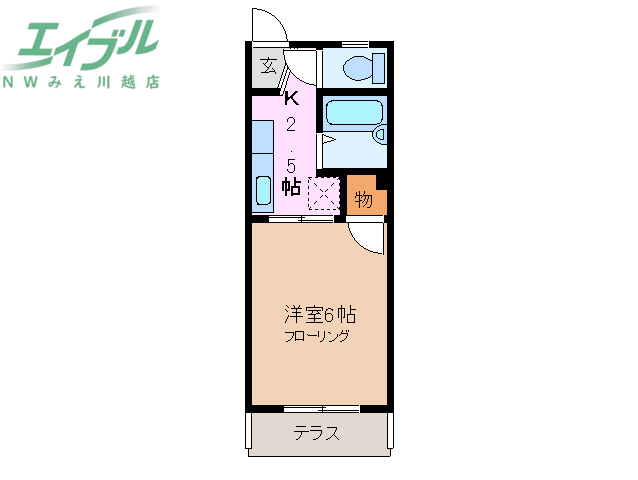 フォーブル東山の間取り