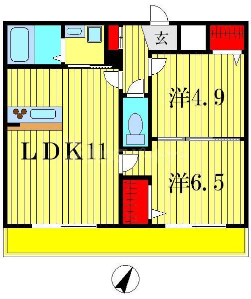 【桜フラッツの間取り】