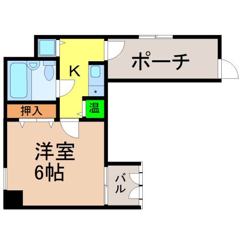 名古屋市中区丸の内のマンションの間取り