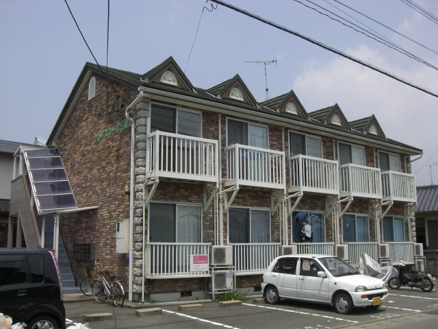 【朝倉郡筑前町野町のアパートの駐車場】