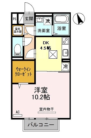 レイツコート柴田の間取り