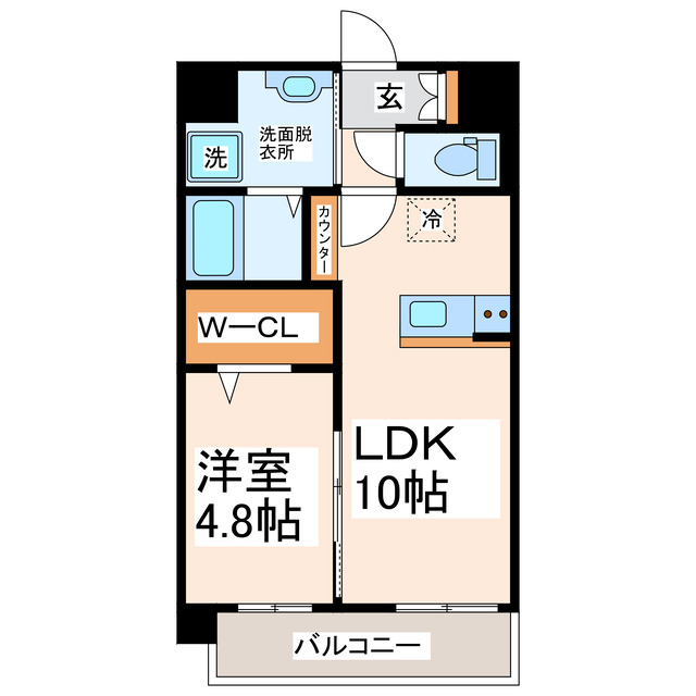 SQUARE大津の間取り