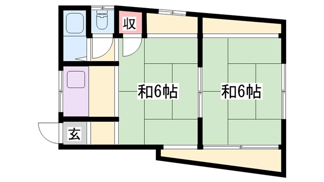 サクライアパートの間取り