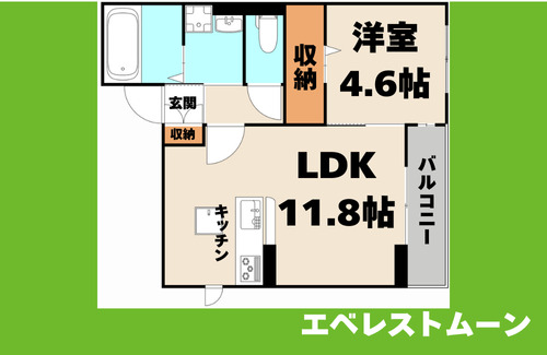 名古屋市中村区佐古前町のアパートの間取り