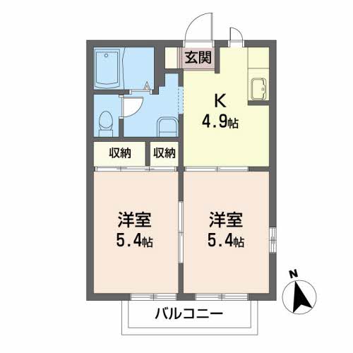 アミ加賀野（ＭＡＳＴ）の間取り