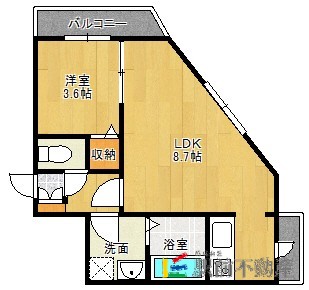 セレブ　ペスカトーラの間取り