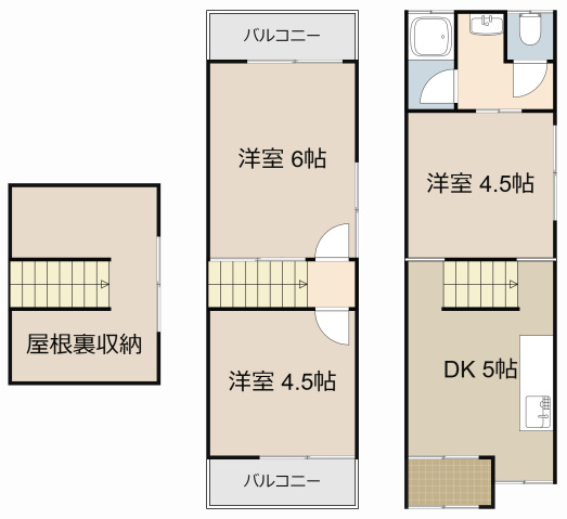 堀溝2-16-1の間取り