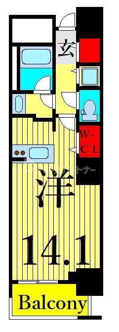 ロイヤルパークスタワー南千住の間取り