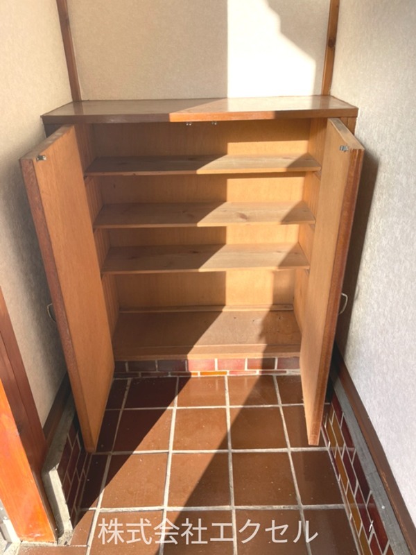 収納　シューズボックス付きです。