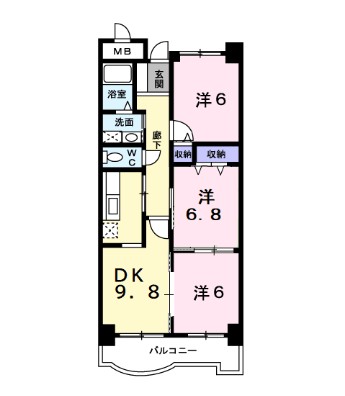 サンフローラの間取り