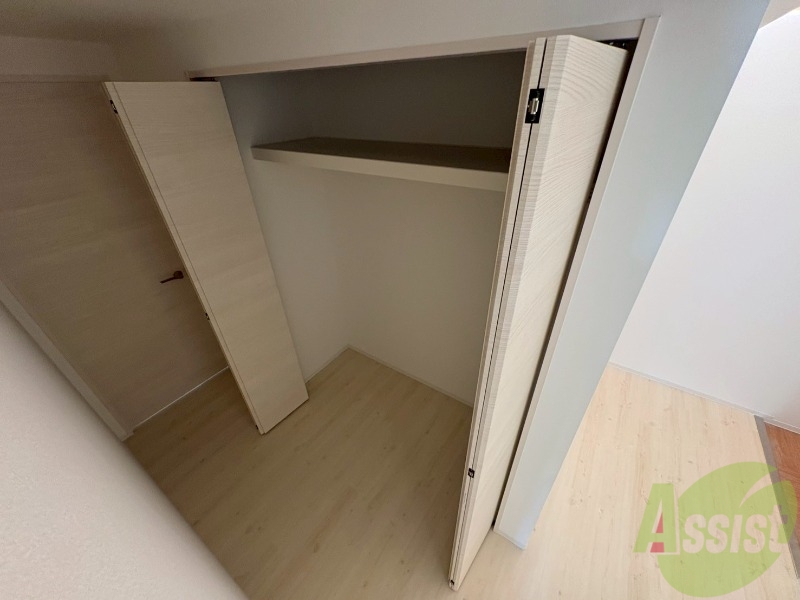 収納　収納を開けてみました！たくさん入りそうですね～