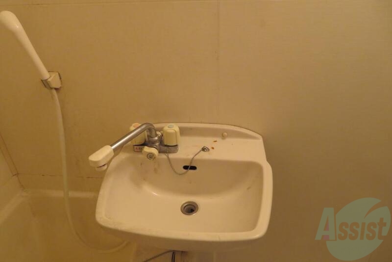 洗面設備　洗面はコンパクトでかわいい感じ。使い易いかも、、、