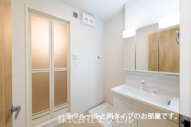 洗面設備　施工イメージです。