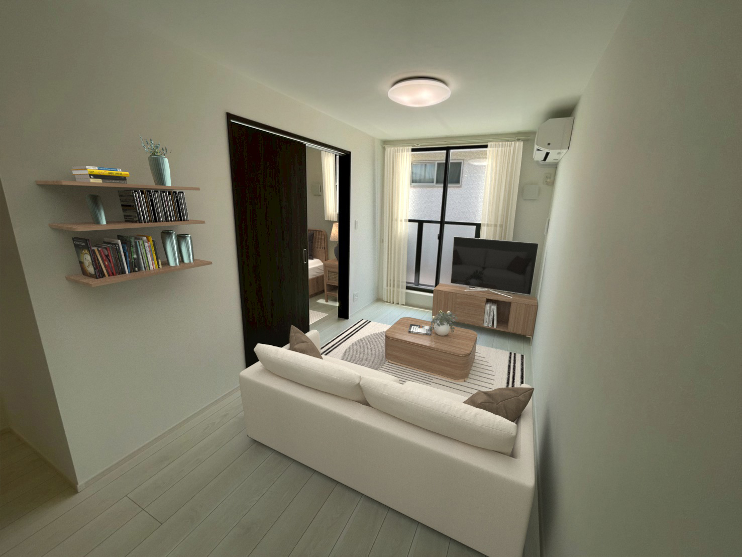 居室・リビング　※家具家電設置イメージです。