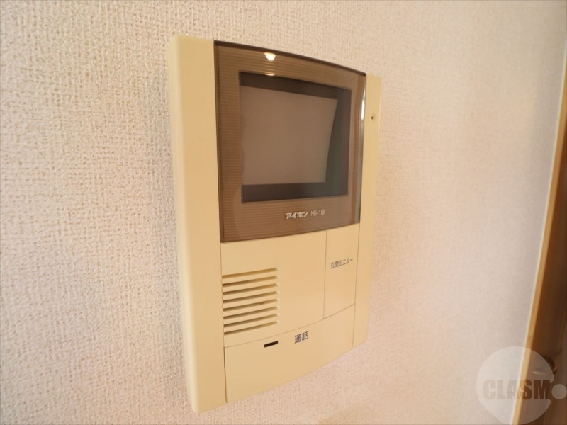 セキュリティ　モニター付きインターホンで安心です