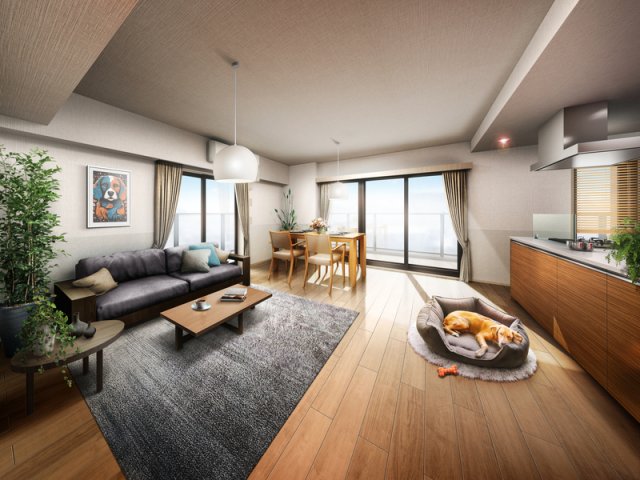 居室・リビング　※イメージパース・現況優先