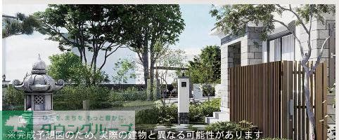 エントランス　タウンハウジング仙川店まで♪