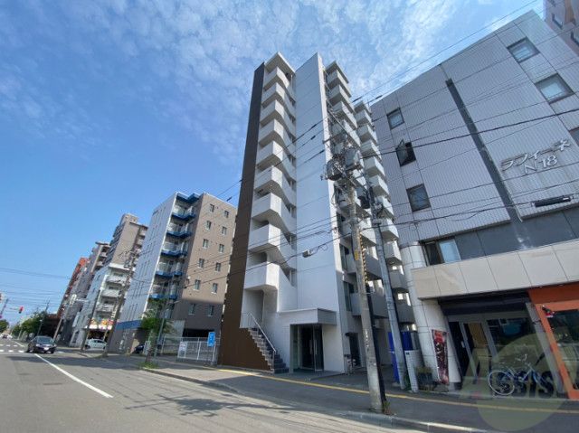 建物外観　札幌市北区北１８条西「プライマル札幌北１８条」