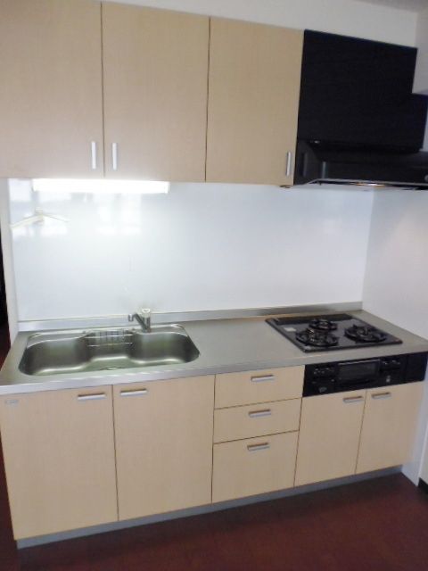 キッチン　★３口ガスコンロシステムキッチン★