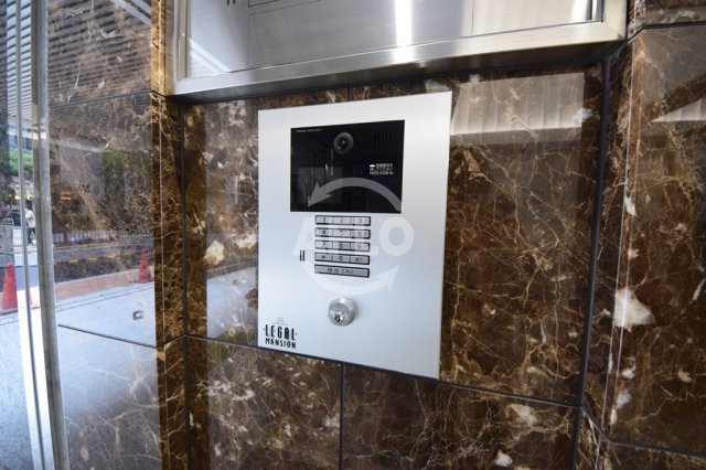 セキュリティ　リーガル靭公園南II　ＴＶ付モニターフォン