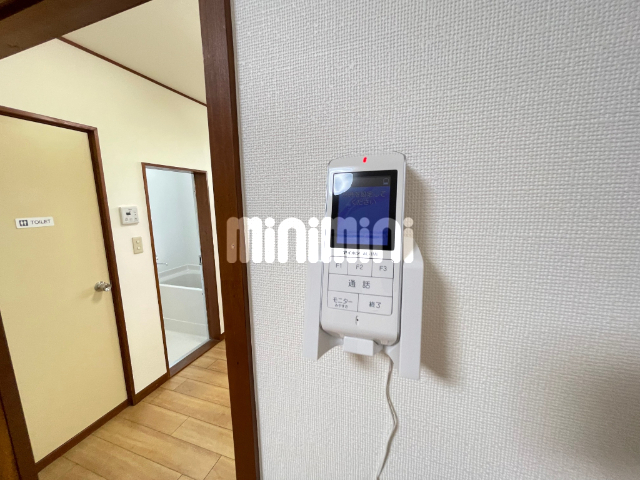 セキュリティ　うれしい室内洗濯機置き場です。