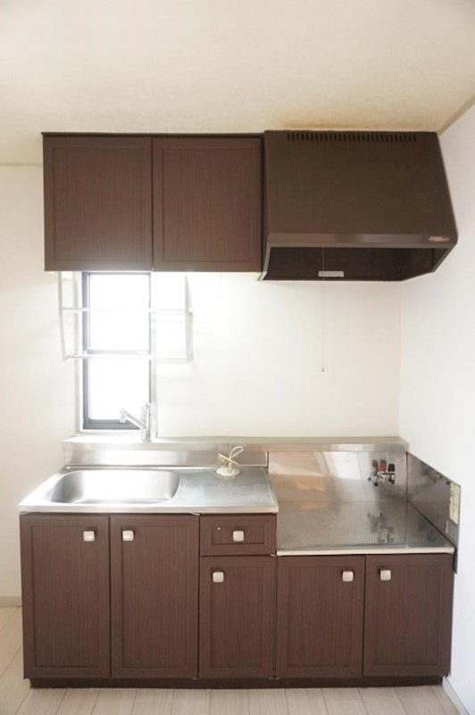 キッチン　ガスコンロ設置可でお料理楽々