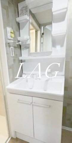 洗面設備　洗面台です。