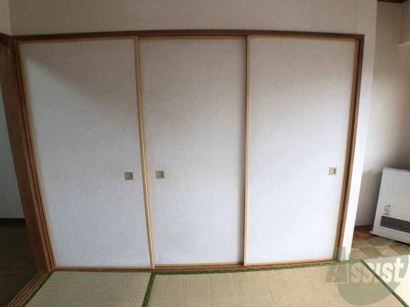 収納　押入です。和室はやっぱり落ち着きがありますね。