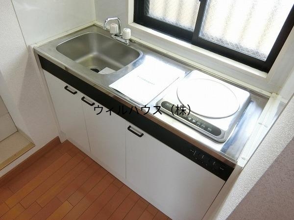 キッチン　１口ＩＨクッキングヒーター付き！