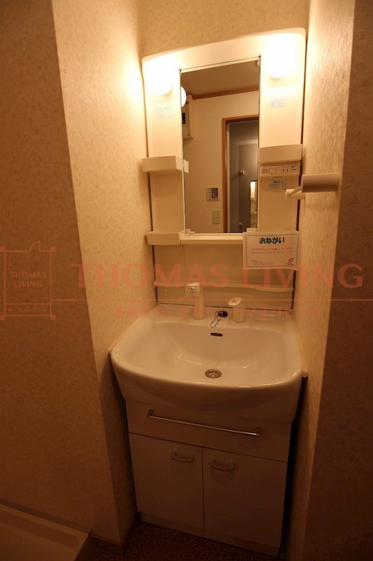 洗面設備　忙しい朝に嬉しいシャンプードレッサー。