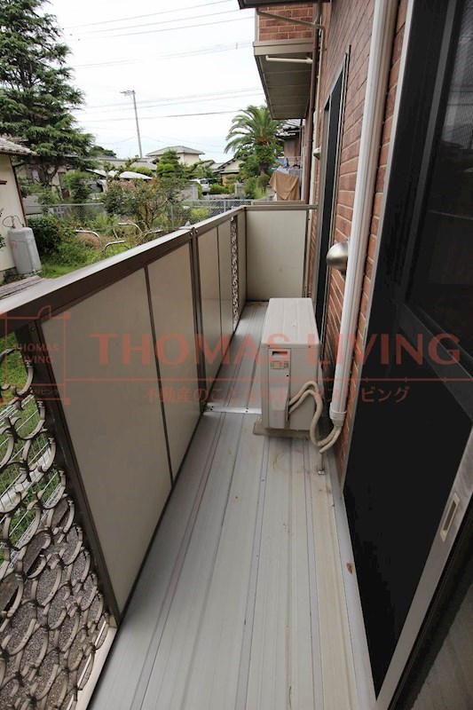 バルコニー　洗濯もできます。