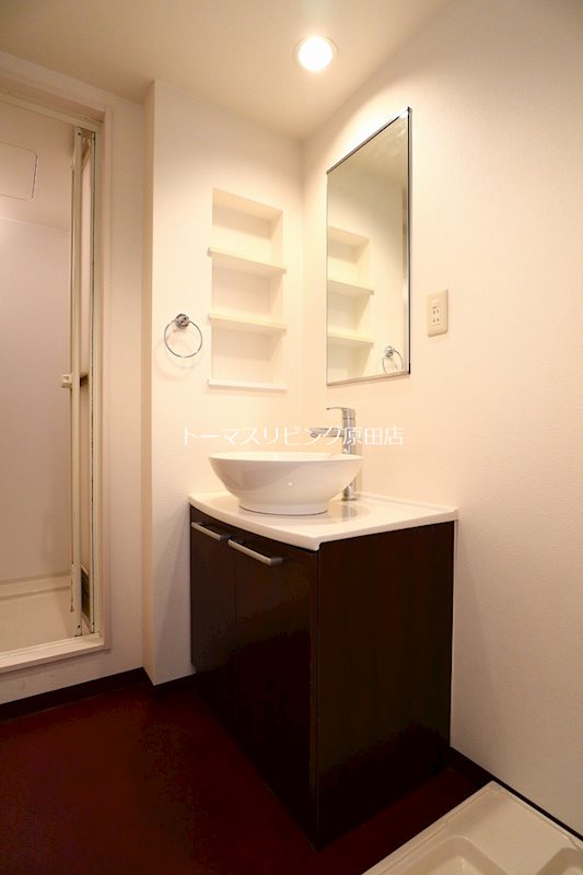 洗面設備　203号室写真