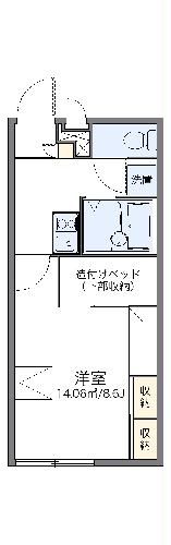 レオパレスメルベーユの間取り写真