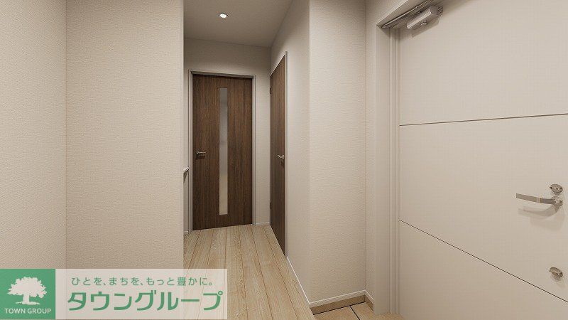玄関　室内パース