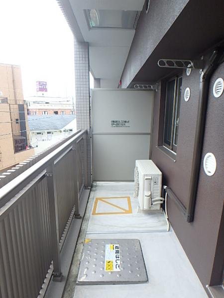 バルコニー　洗濯物もしっかり干せます