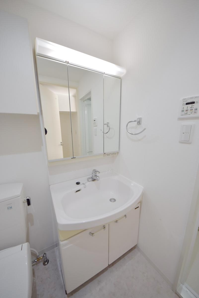 洗面設備　※別部屋の参考写真です。
