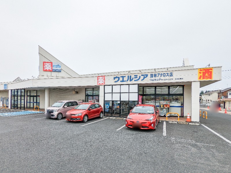 ドラックストア　ウエルシア館林アクロス店（ドラッグストア）まで429m
