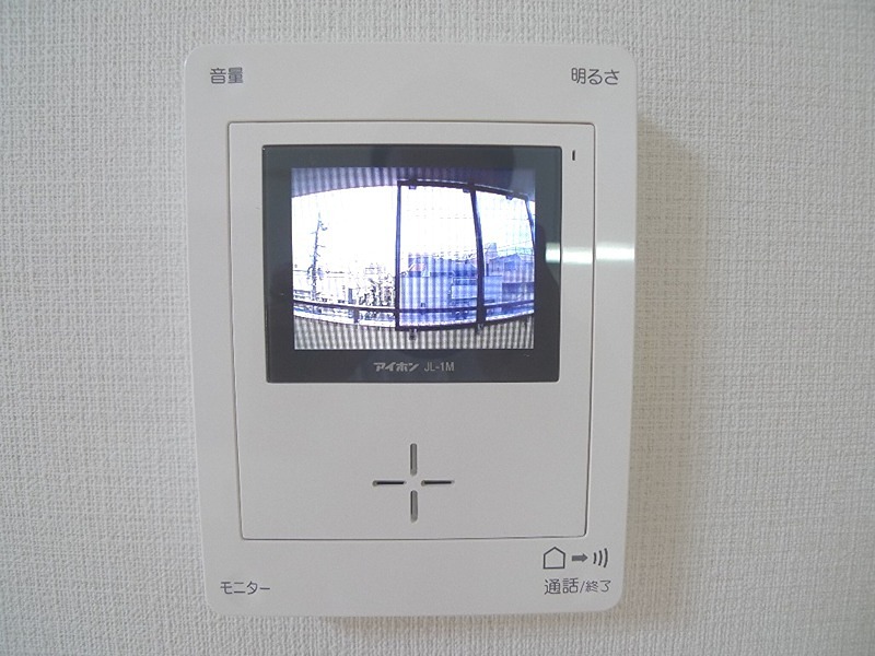 セキュリティ　モニター付きインターホン！