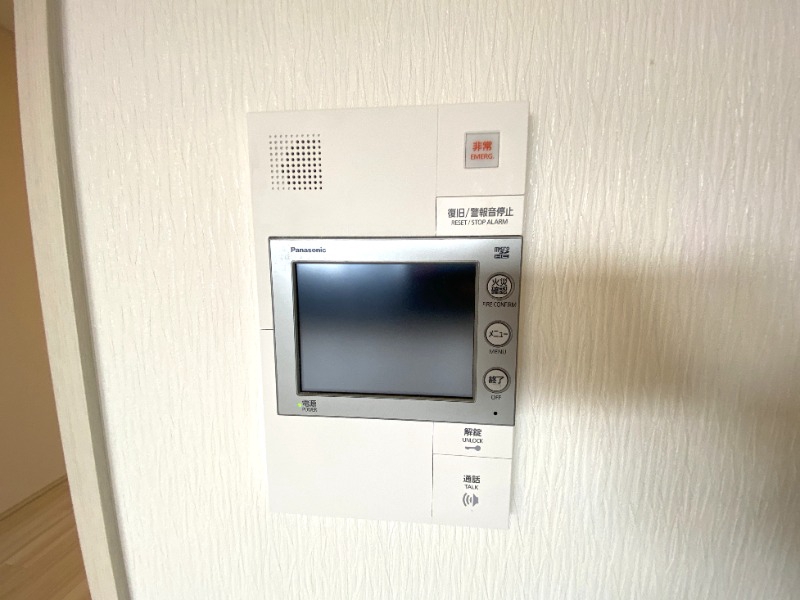 セキュリティ　顔が見えて安心です！