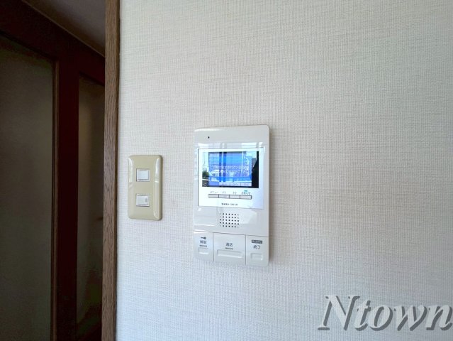セキュリティ　モニター付きインターフォンです