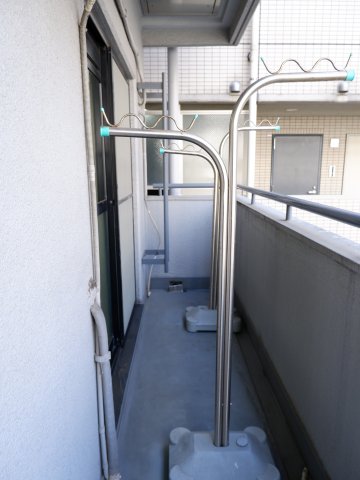 バルコニー　バルコニーもついています　※写真は別のお部屋になります