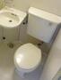 トイレ　バスルームにあるトイレです！水廻りのお掃除が一気にできちゃい