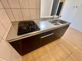 キッチン　コンパクトなキッチンで掃除もラクラク